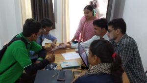 स्टूडेंट फेडरेशन इलेक्शन  के लिए किया नामांकन