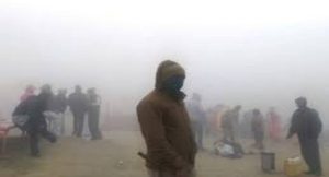 वाराणसी का तापमान आठ डिग्री, काशी  में तेज ठंड