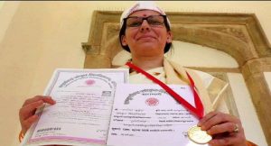 संपूर्णानंद संस्कृत विश्वविद्यालय में किया टॉप कर मारिया ने बताई अपने मन की बात