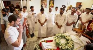 केरल के पूर्व मुख्यमंत्री चांडी के अंतिम संस्कार में शामिल होंगे राहुल गांधी