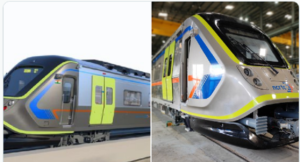 मेरठ मेट्रो की पहली ट्रेन की झलक आई सामने, रैपिड रेल प्रोजेक्ट को मिलेगा बूस्ट
