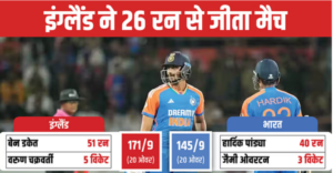 गेंदबाज़ों की बदौलत जीता इंग्लैंड, भारतीय बल्लेबाज़ों ने फिर किया निराश