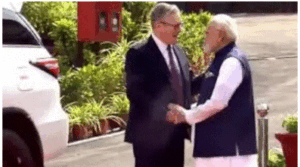 मुंबई में प्रधानमंत्री मोदी और ब्रिटेन PM स्टार्मर की मुलाकात, ऐतिहासिक FTA के ढाई महीनों बाद मिले दोनों नेता