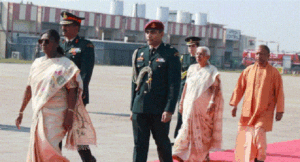 लखनऊ पहुंचीं राष्ट्रपति द्रौपदी मुर्मू, मुख्यमंत्री और राज्यपाल ने किया स्वागत